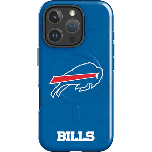 NFL Buffalo Bills Distressed iPhone 16 Pro Magsafe Impact Case